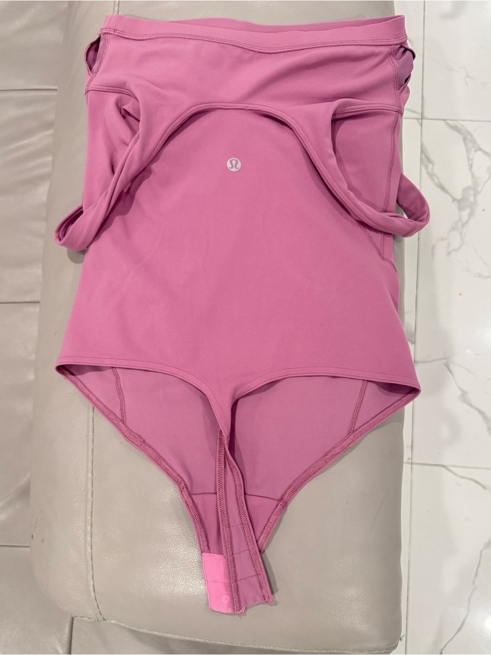lululemon athletica Rose Pink One-Piece Bodysuit